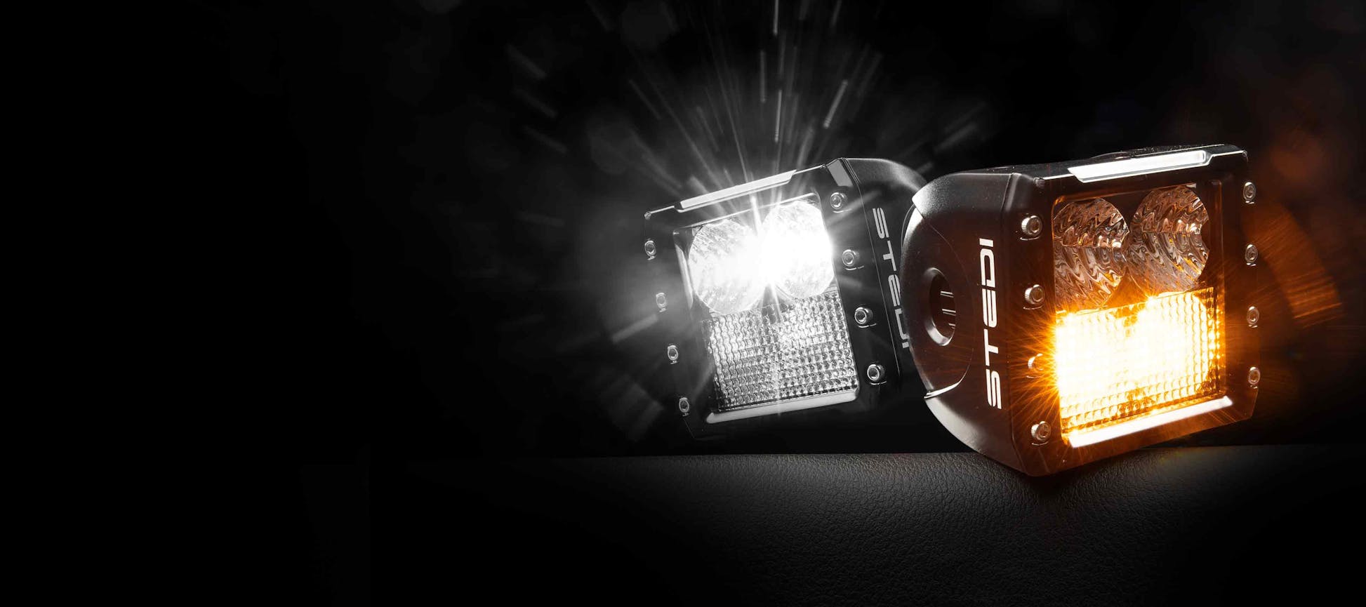 STEDI C4 Black Edition Dual Lens | White/Amber